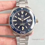 Swiss Grade TAG HEUER Aquaracer Calibre 5 SS Blue Ceramic Watch